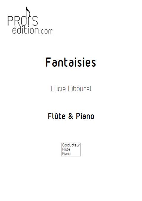 Fantaisies - Flûtes Piano - LIBOUREL L. - page de garde