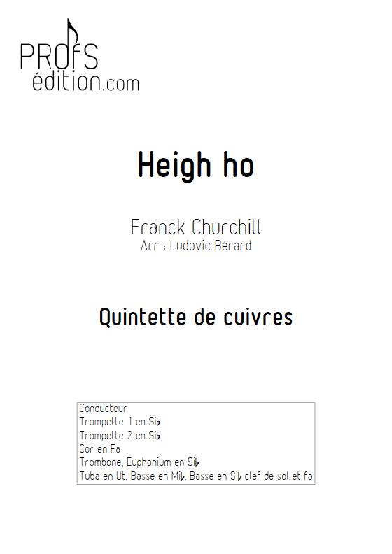 Heigh-ho - Quintette de Cuivres - CHURCHILL F. - page de garde