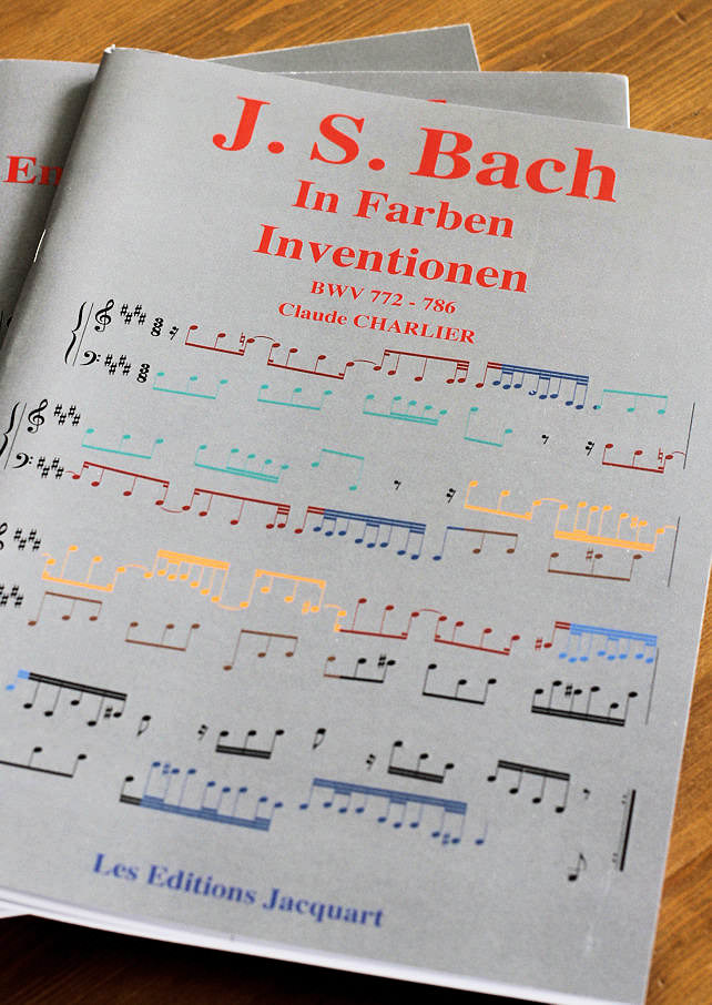 Bach In Farben Inventionen – BWV 772-786 - Analyse - CHARLIER C. - page de garde