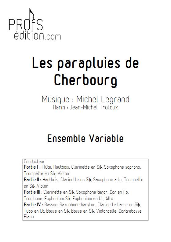 les parapluies de Cherbourg - Ensemble Variable - LEGRAND M. - page de garde
