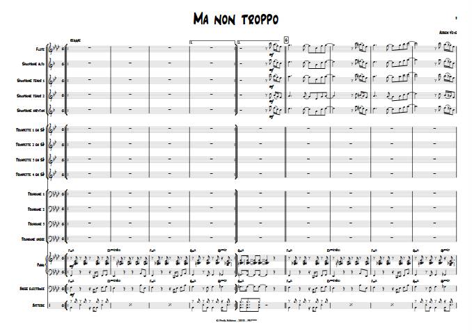 Ma non troppo - Big Band - VEYS A. - app.scorescoreTitle