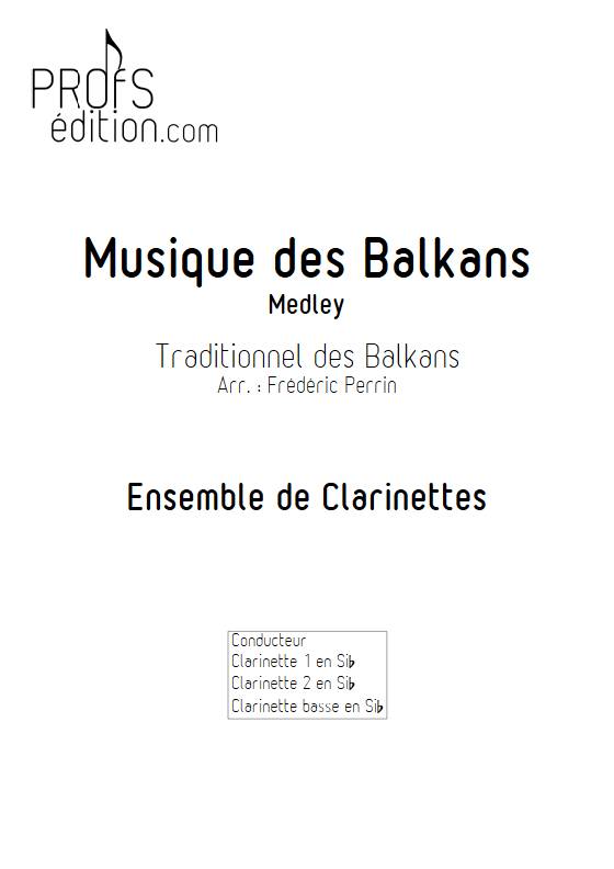 Musique des Balkans - Medley - Ensemble de Clarinettes - TRADITIONNEL DES BALKANS - page de garde