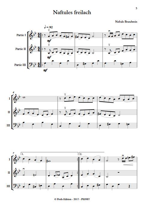 Naftules Freilach - Ensemble Variable - TRADITIONNEL KLEZMER - app.scorescoreTitle
