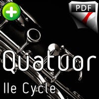 Bagatelle Op.47 - Quatuor Clarinettes - DVORAK A.