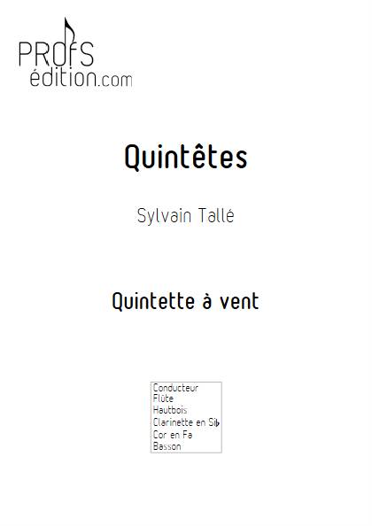 Quintêtes - Quintette à vent - TALLE S. - page de garde