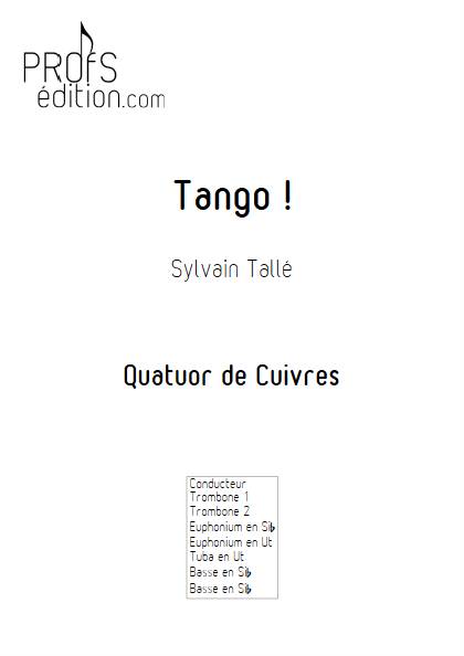 Tango ! - Quatuor de Cuivres - TALLE S. - page de garde