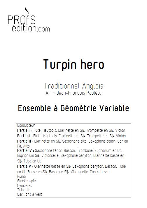 Turpin Hero - Ensemble Variable - TRADITIONNEL ANGLAIS - page de garde